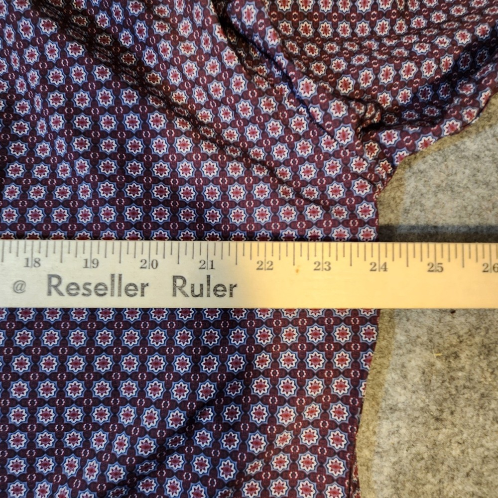 7 Diamonds Mens XXL Liberty Floral Print 4-Way Stretch Button Down Shirt‎ - Picture 6 of 8